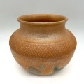 7 Quart Traditional Bean pot, Incised design
