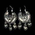 Heart & Love Bird Earrings