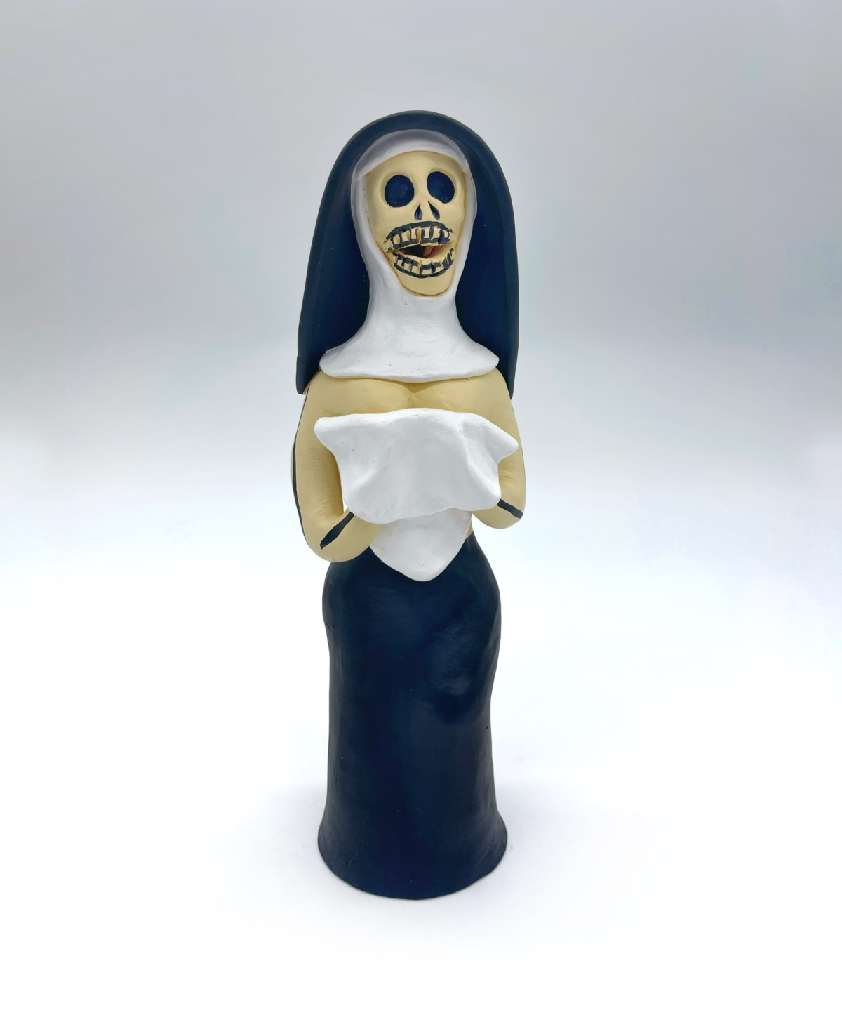 Skeleton Topless Nun