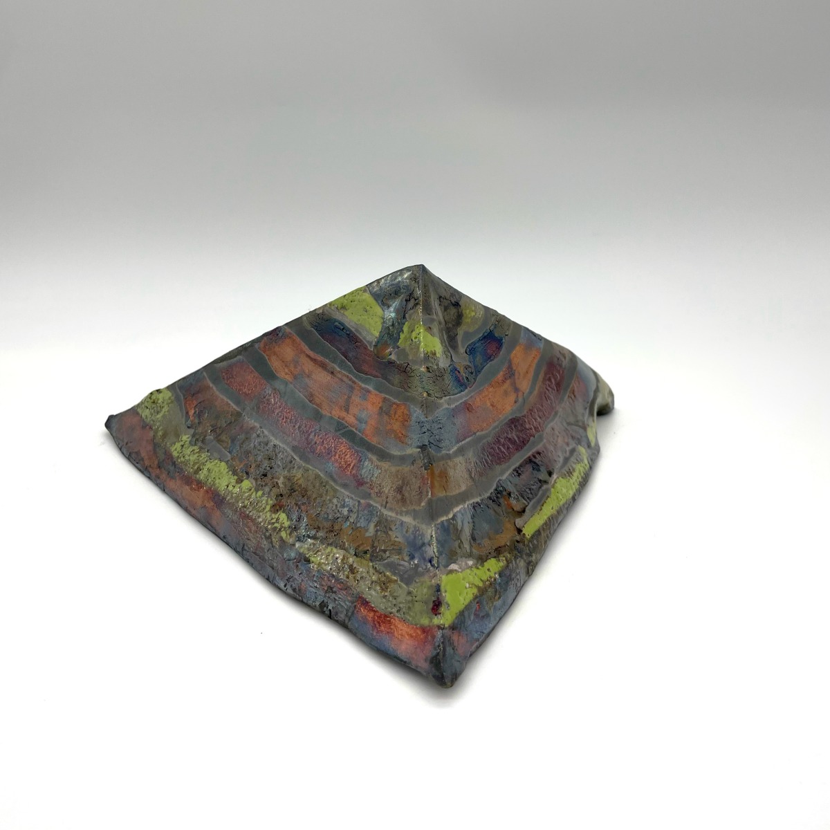 Low Green and Copper Pyramid, medium