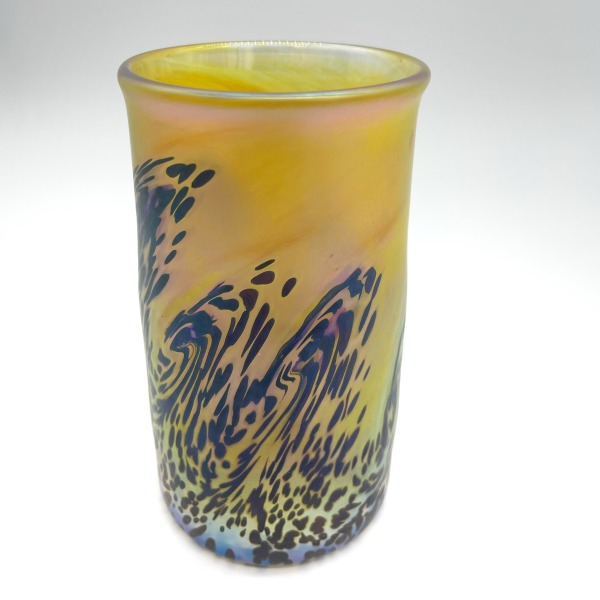 Tall Tumbler in Iridescent Wave