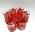 Short Fire Red Party Tumbler