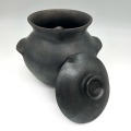3 Quart Black Mica Bean pot