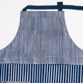 Hand Blocked Pinstripe Apron