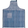 Hand Blocked Pinstripe Apron