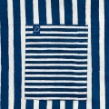 Hand Blocked Wide Stripe Batik Apron
