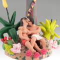 Ceramic Adam and Eve