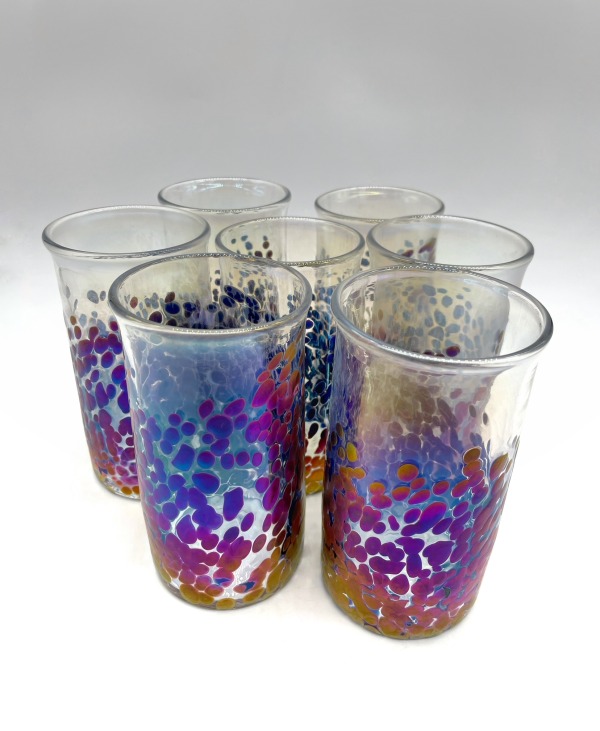 Tall Tumbler in Metallic Luster Speckle
