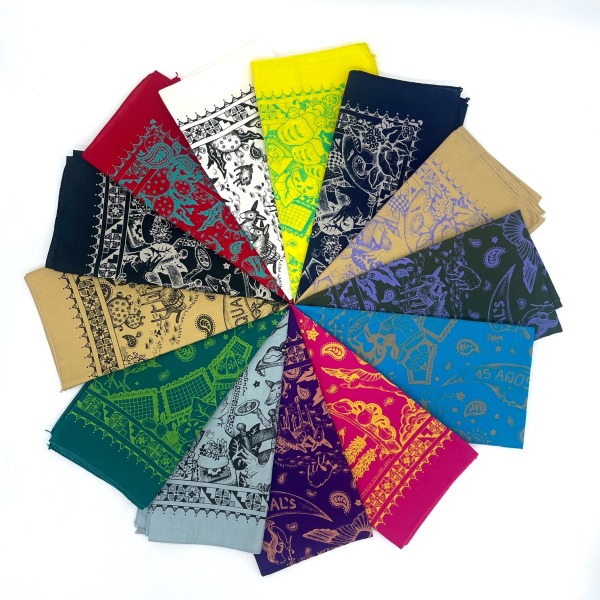 Bandana - Buckskin and Black
