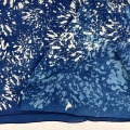 Hand Blocked Indigo Batik Scarf