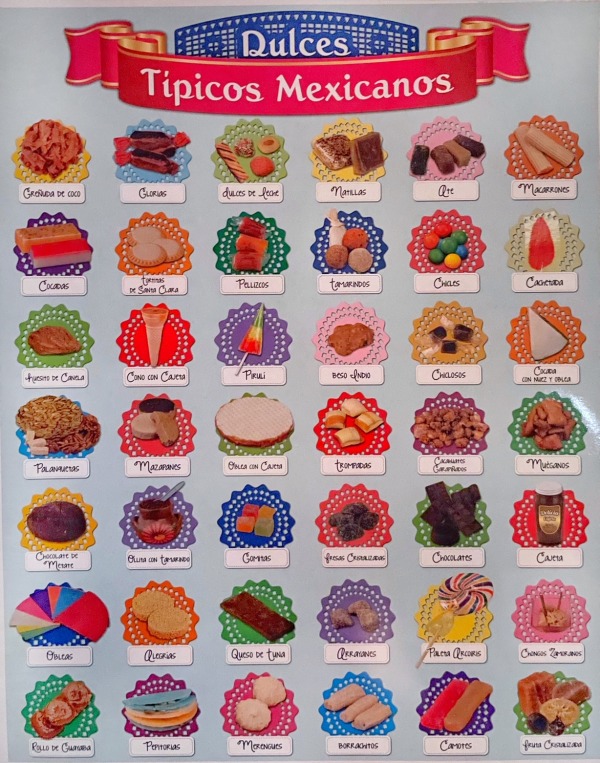 2025 Calendar Dulces Tipicos Mexicanos